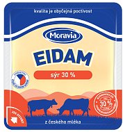 Moravia Sýr Eidam 30% plátkový 100g